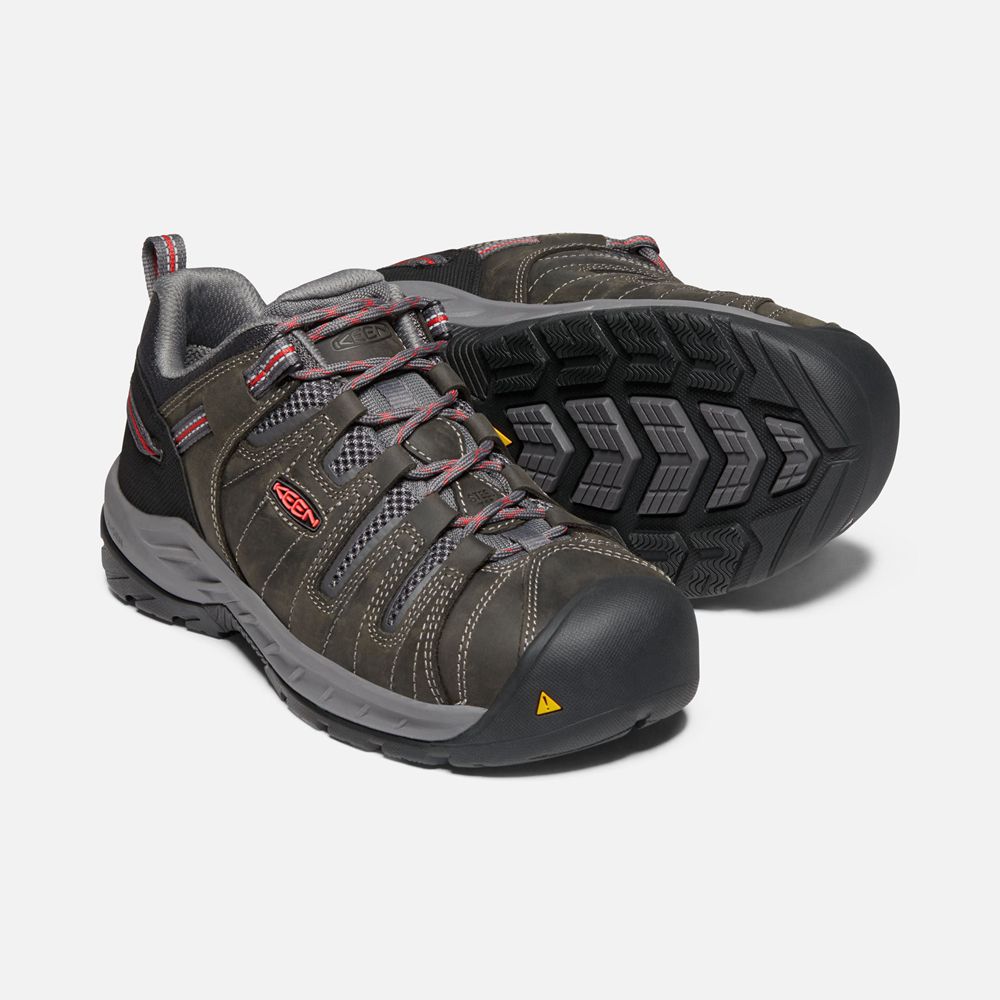 Chaussures de Travail Keen Femme porno Foncé | Flint Ii (Steel Toe) | AKHWP-8097